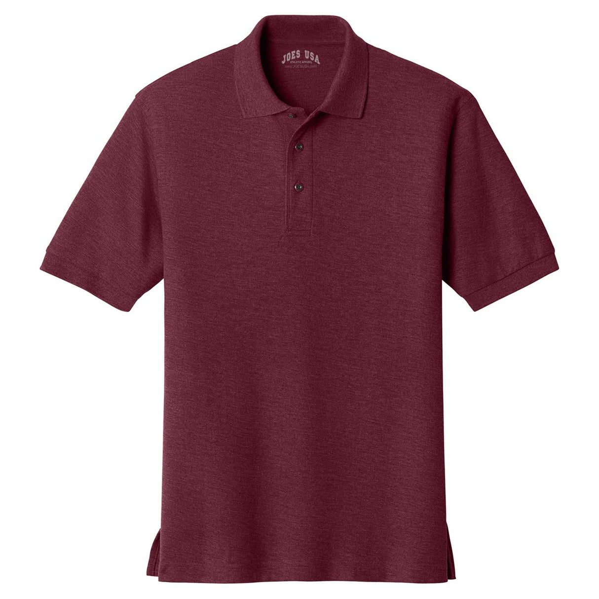 Mens Classic Silk Touch Polo Shirts in 36 Colors and Sizes: XS-6XL-Maroon Polos/Knits Joe's USA Maroon X-Small