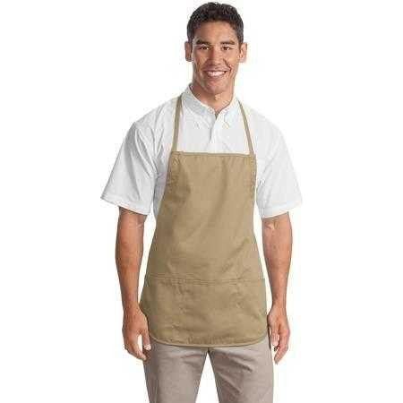 Medium Length Apron Black Aprons