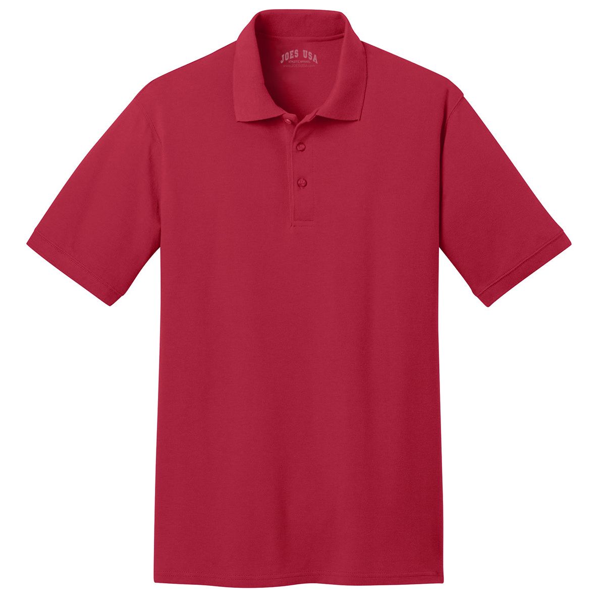 Men's 50/50 Pique Polo Red Small Polos/Knits