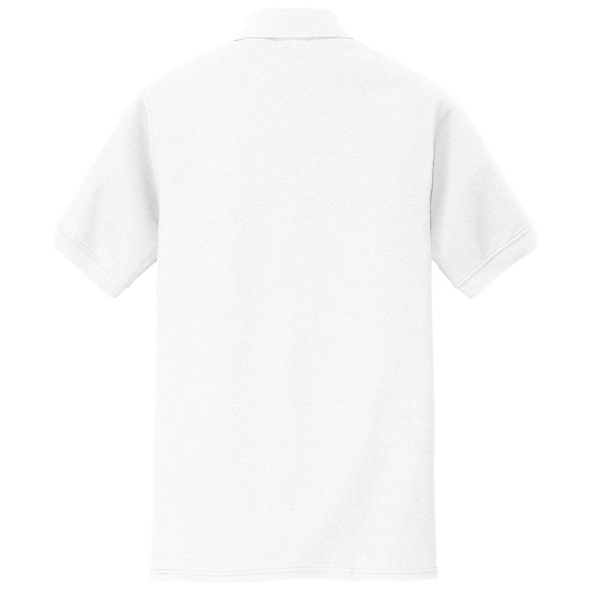 Men's 50/50 Pique Polo White Small Polos/Knits