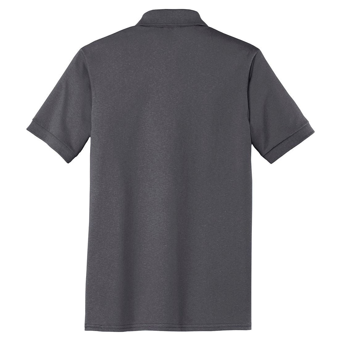 Mens 5.5 - Ounce Jersey Knit Pocket Polo. Adult Sizes: S - 6XL Small Charcoal Polos/Knits