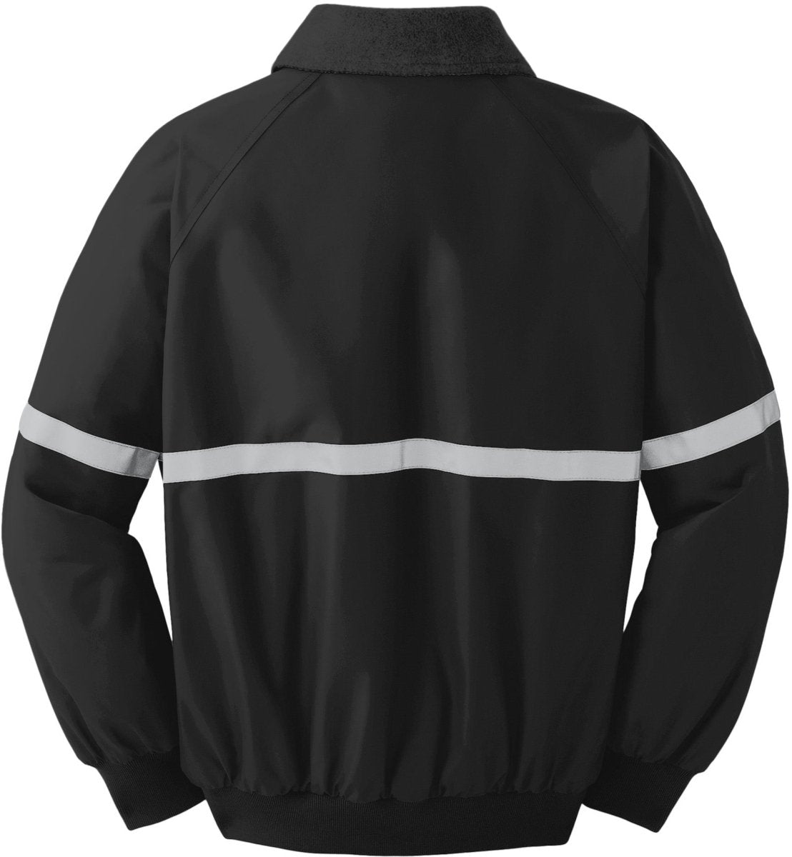 Mens Challenger Jacket with Reflective Taping X - Small True Black/True Black/Reflective Jackets