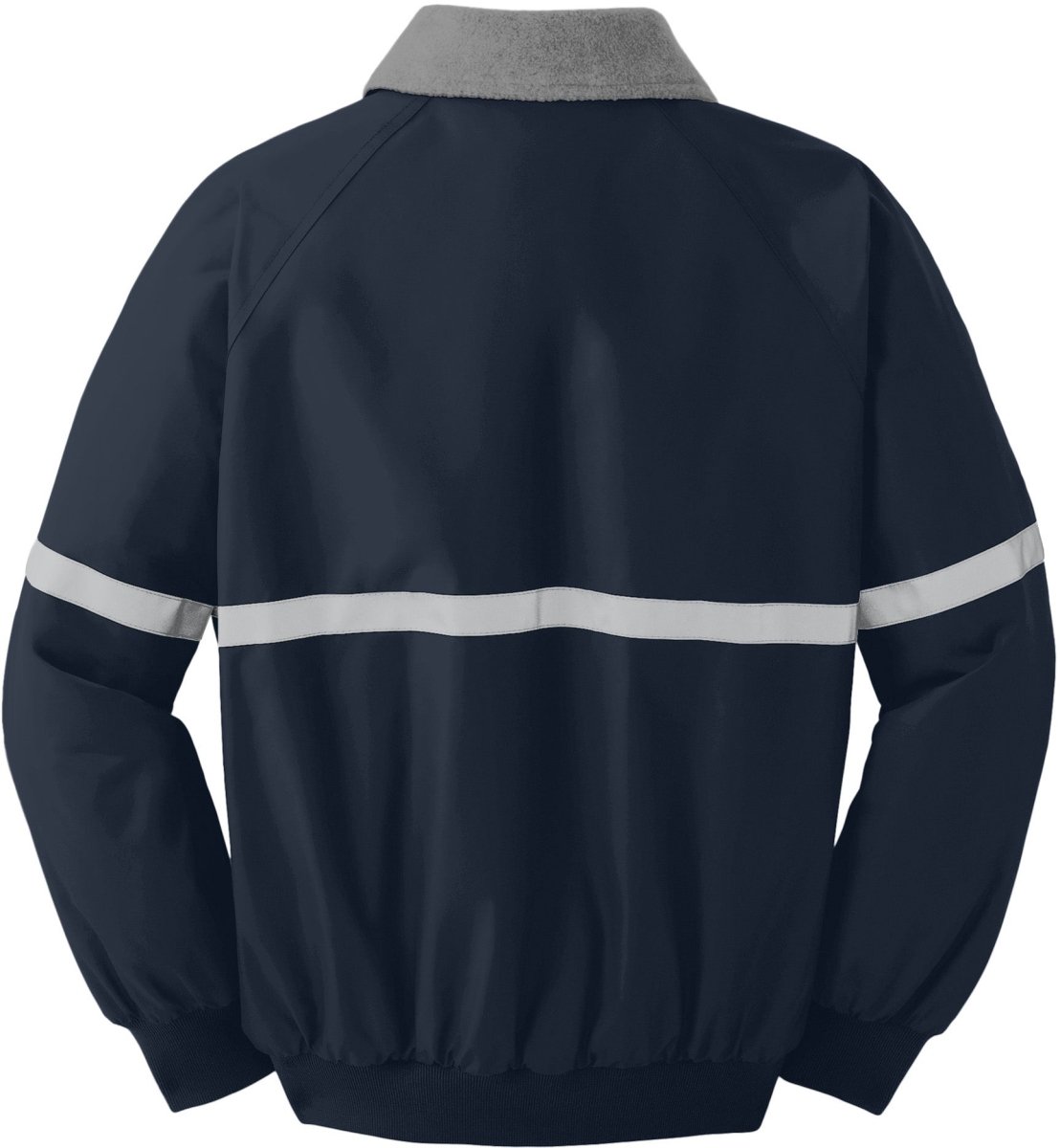 Mens Challenger Jacket with Reflective Taping X - Small True Navy/Grey Heather/Reflective Jackets