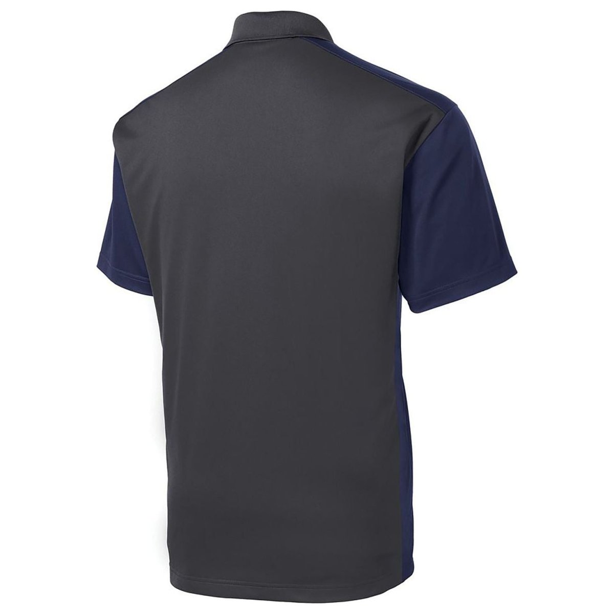 Men's Colorblock Micropique Sport - Wick Polo Iron Grey / True Navy X - Small Polos/Knits