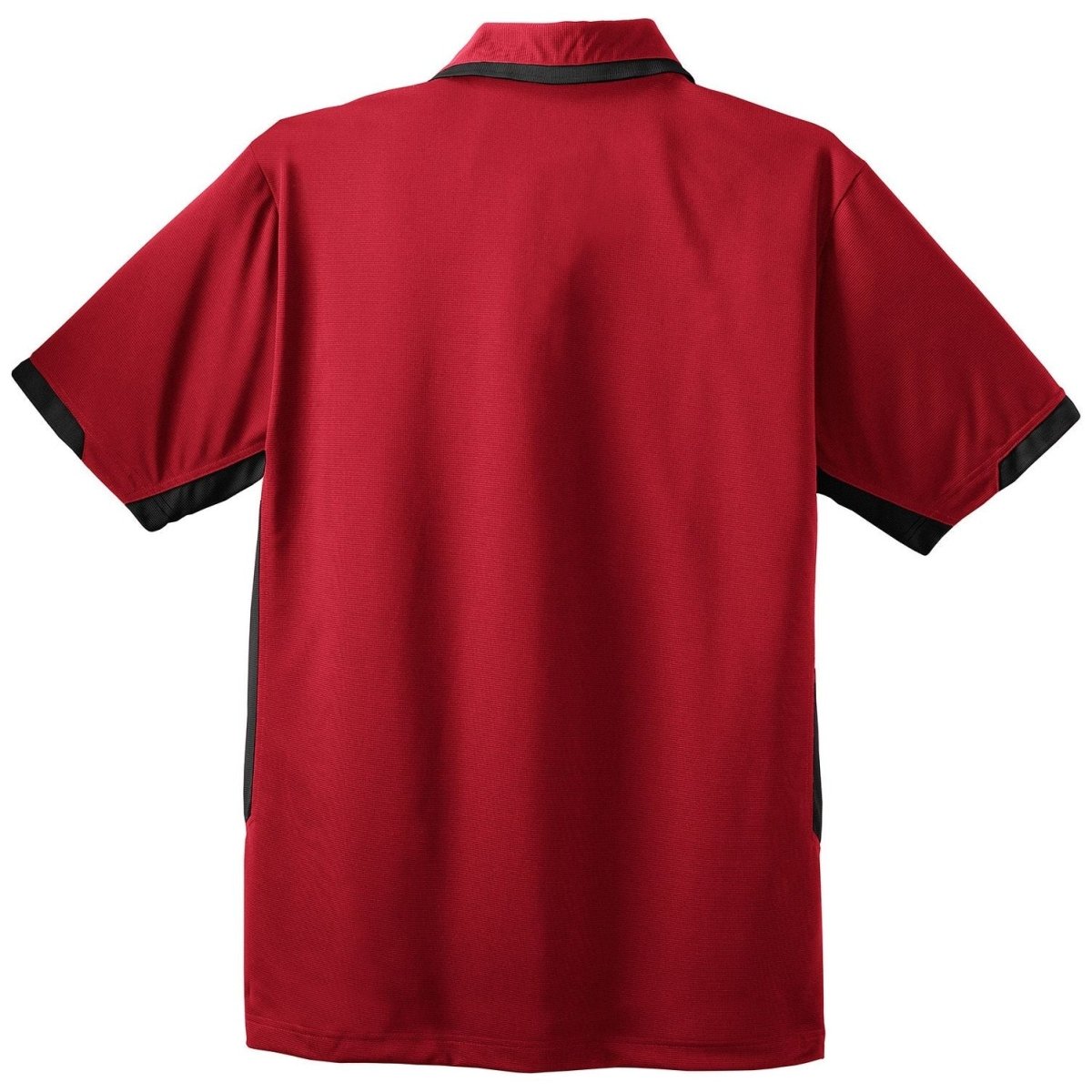 Men's Dry Zone Colorblock Ottoman Polo Engine Red / Black X - Small Polos/Knits
