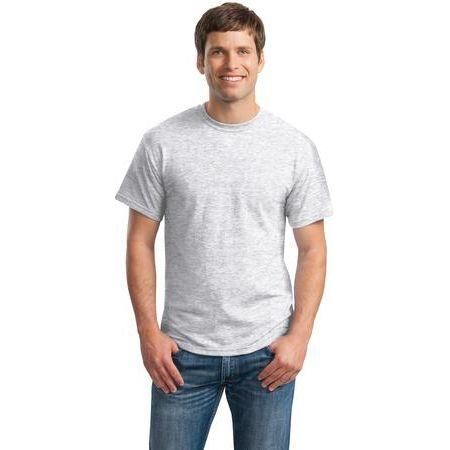 Mens DryBlend 50 Cotton/50 DryBlend Poly T-Shirt Large Ash Short Sleeve T-Shirts
