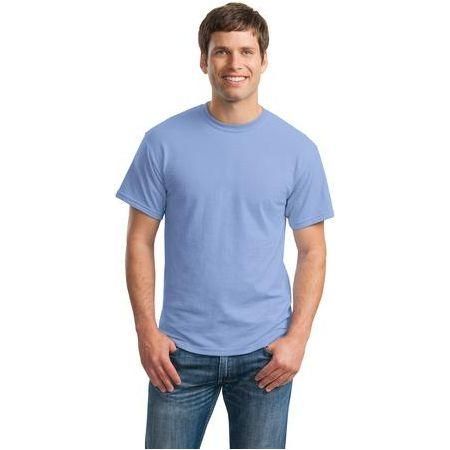 Mens DryBlend 50 Cotton/50 DryBlend Poly T-Shirt Large Carolina Blue Short Sleeve T-Shirts
