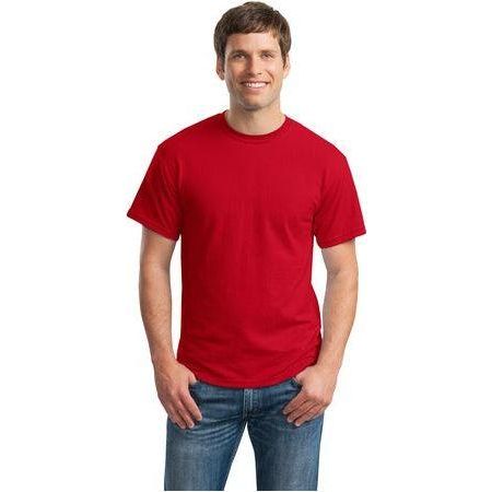 Mens DryBlend 50 Cotton/50 DryBlend Poly T-Shirt Small Red Short Sleeve T-Shirts