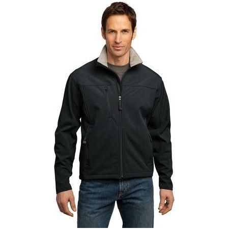 Mens Glacier Soft Shell Jacket Large Black/Chrome Soft Shell Jackets