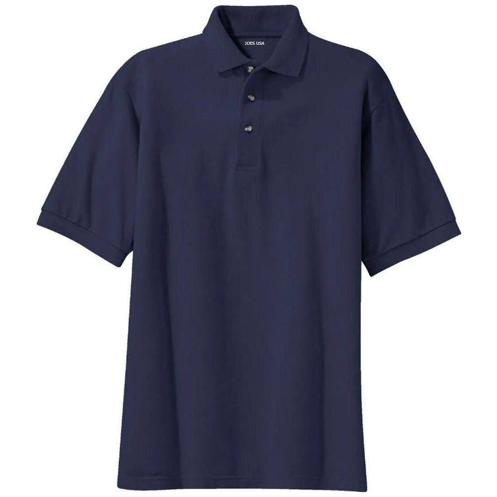 Men's Heavyweight Cotton Pique Polo XS True Navy Polos/Knits