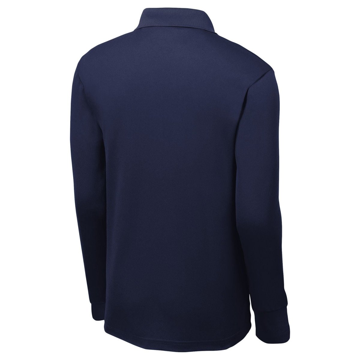 Men's Long Sleeve Micropique Sport - Wick Polo True Navy X - Small Polos/Knits