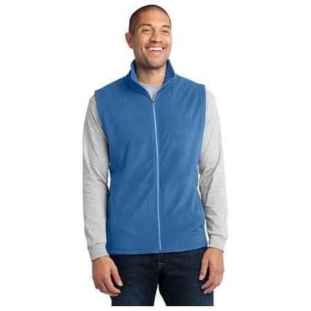 Men's Microfleece Vest 2X - Large Light Royal