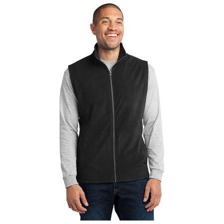 Men's Microfleece Vest X - Large Black