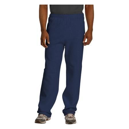 Mens NuBlend Open Bottom Pant with Pockets Medium Navy