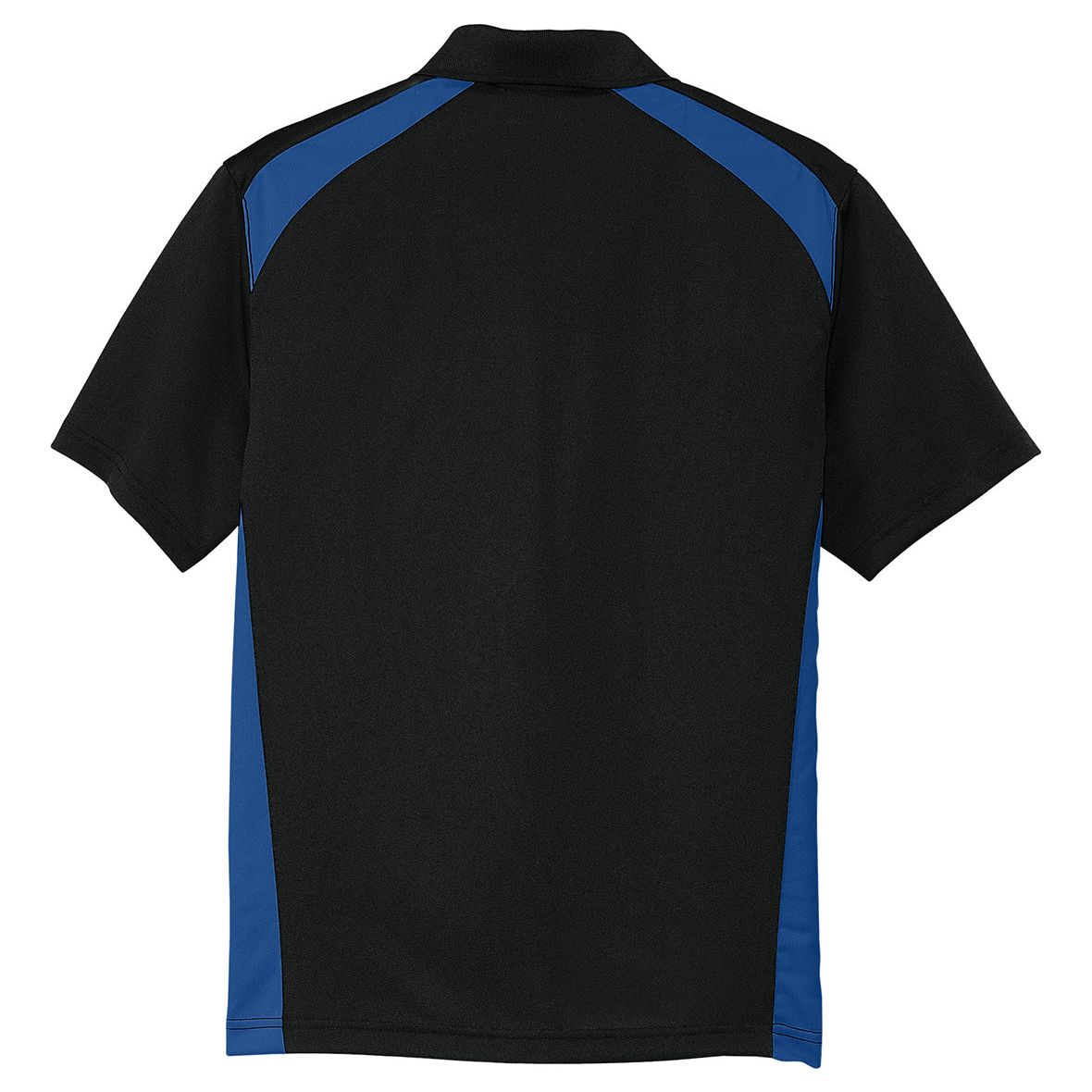 Men's Select Snag - Proof Two Way Colorblock Pocket Polo Black/Royal X - Small Polos/Knits