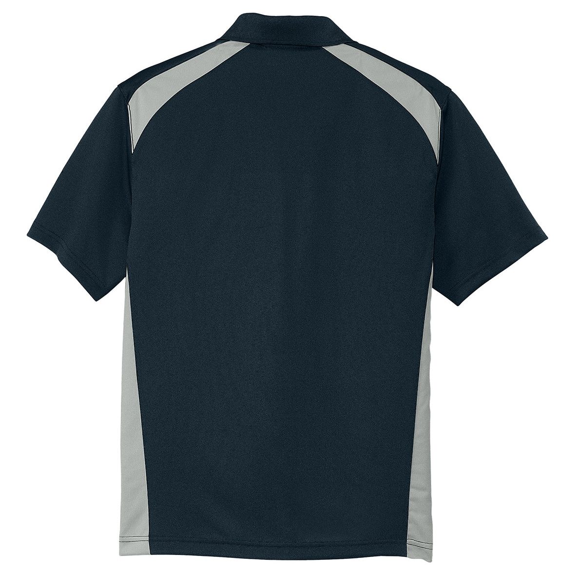 Men's Select Snag - Proof Two Way Colorblock Pocket Polo Dark Navy/Light Grey X - Small Polos/Knits