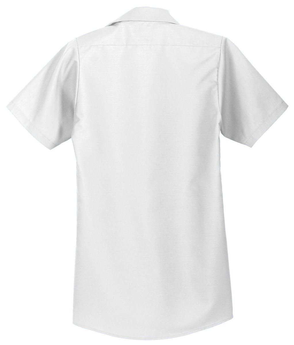 Men's Short Sleeve Industrial Work Shirt Small White Work Shirts