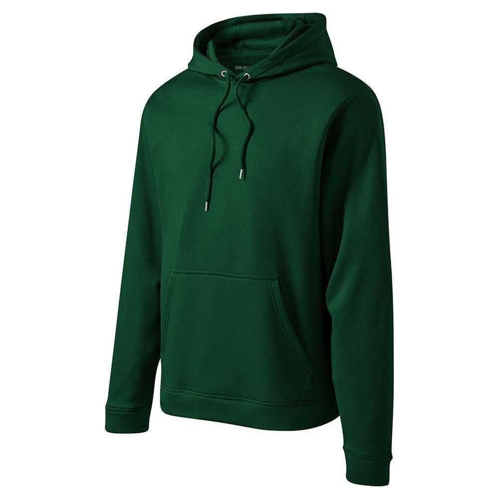 Mens Sport - Wick Fleece Hooded Pullover X - Small Black