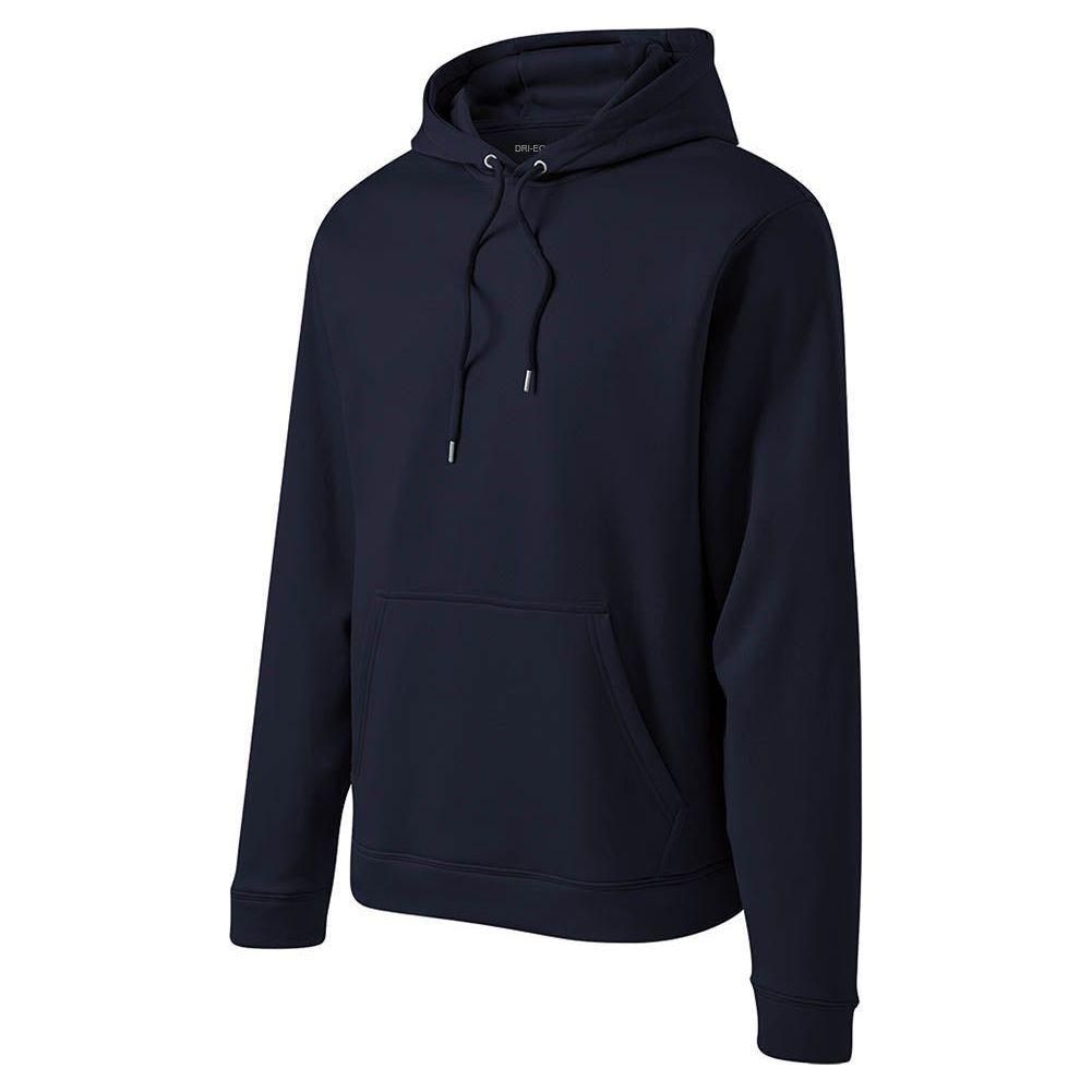 Mens Sport - Wick Fleece Hooded Pullover X - Small Black
