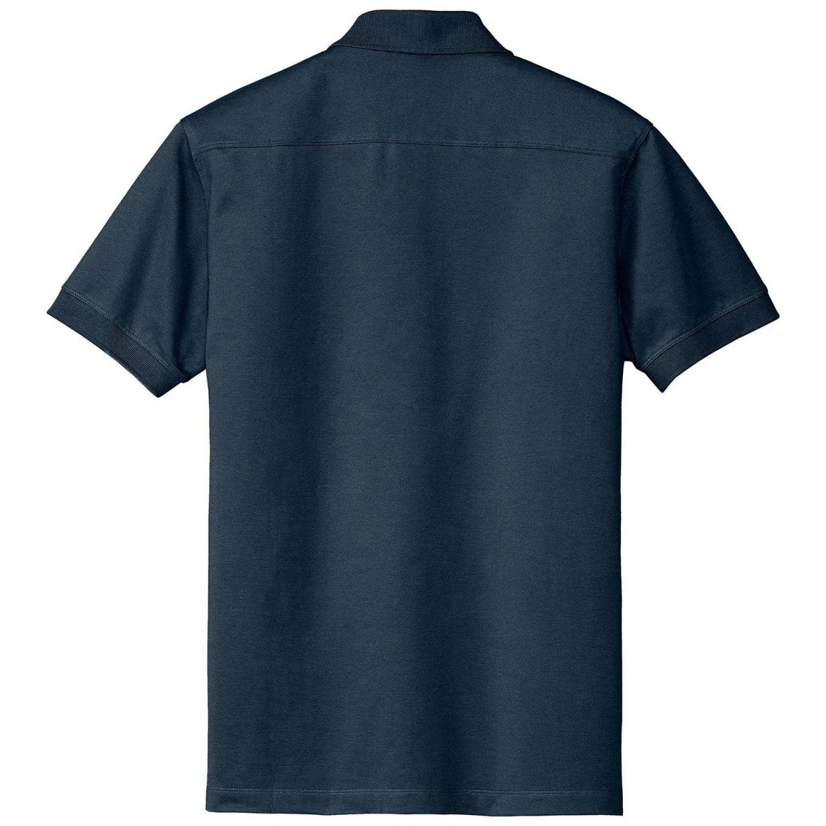 Men's Stretch Pique Polo Dress Blue Navy X - Small Polos/Knits