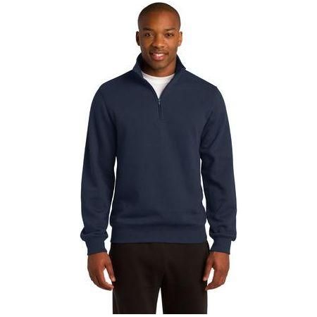 Mens Tall 1/4 - Zip Sweatshirt 2X - Large Tall True Navy Zip Hoodies