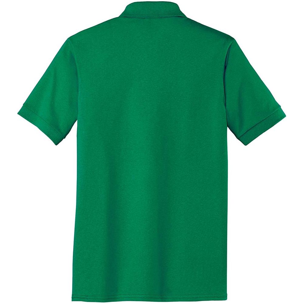 Men's Tall 5.5 - Ounce Jersey Knit Polo Kelly Green Large Tall Polos/Knits