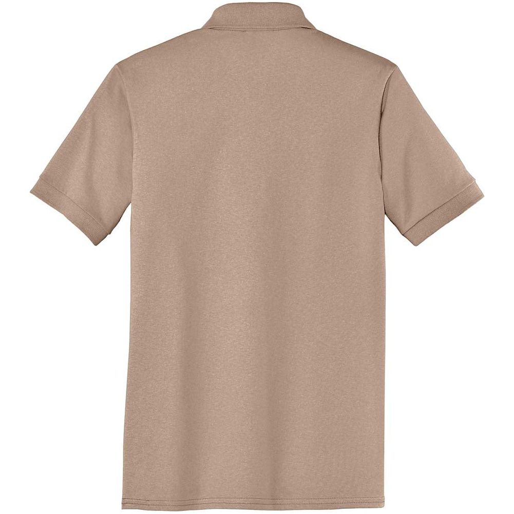 Men's Tall 5.5 - Ounce Jersey Knit Polo Sand Large Tall Polos/Knits
