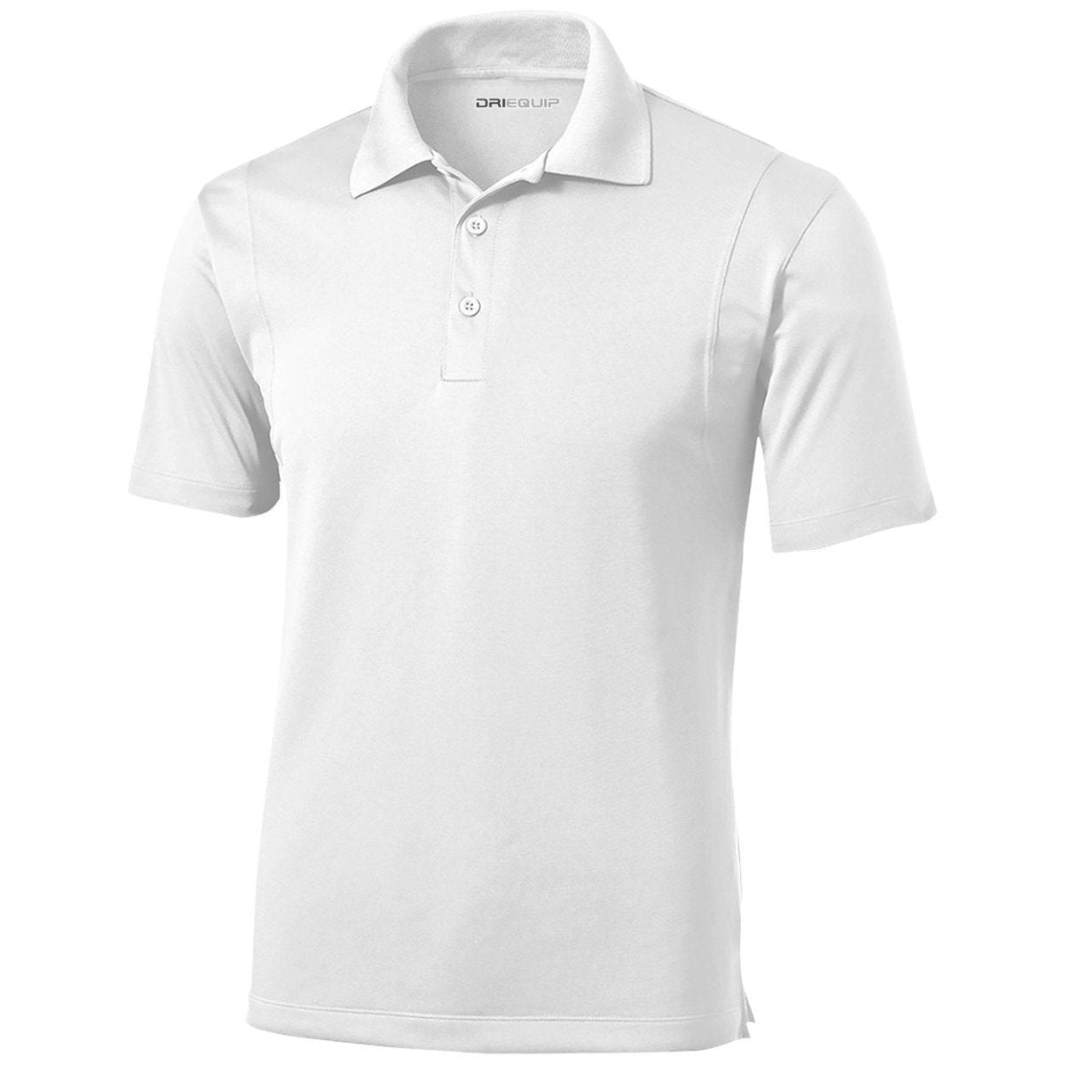 Men's Tall Micropique Polo White Large Tall Polos/Knits