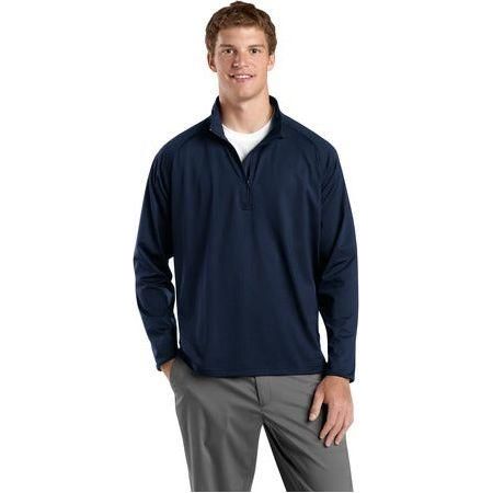 Mens Tall Sport - Wick Stretch 1/2 - Zip Pullover 2X - Large Tall True Navy
