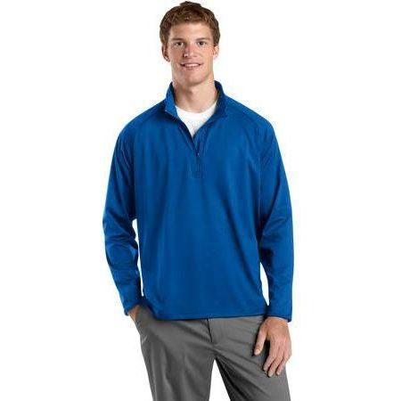 Mens Tall Sport - Wick Stretch 1/2 - Zip Pullover 2X - Large Tall True Royal