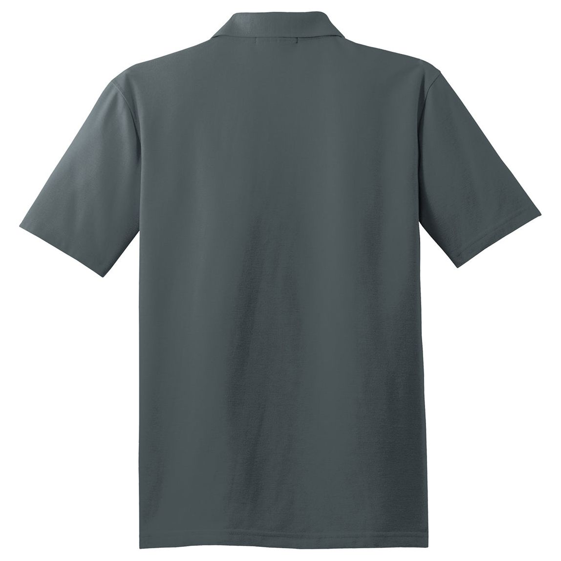 Mens Tall Stain - Resistant Polo Steel Grey Large Tall Polos/Knits