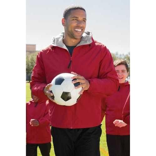 Mens Team Jacket X - Small Black/Light Oxford Jackets