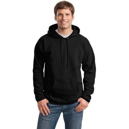 Mens Ultimate Cotton - Pullover Hooded Sweatshirt 2X - Large Black Sweatshirts