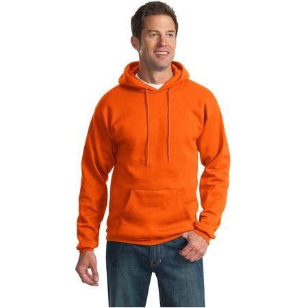 Mens Ultimate Pullover Hooded Sweatshirt Large Orange Sweatshirts