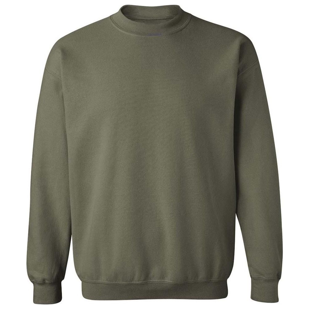 Heavy Blend Crewneck Sweatshirt-MilitaryGreen Sweatshirts/Fleece Joe's USA Military Green S