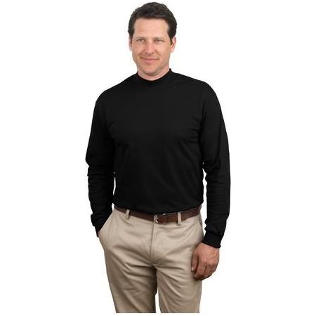Mock Turtleneck Small Jet Black