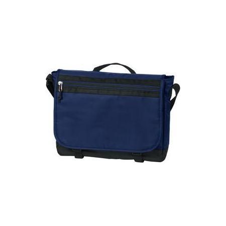 Nailhead Messenger Sapphire/Nearly Black Messenger Bags