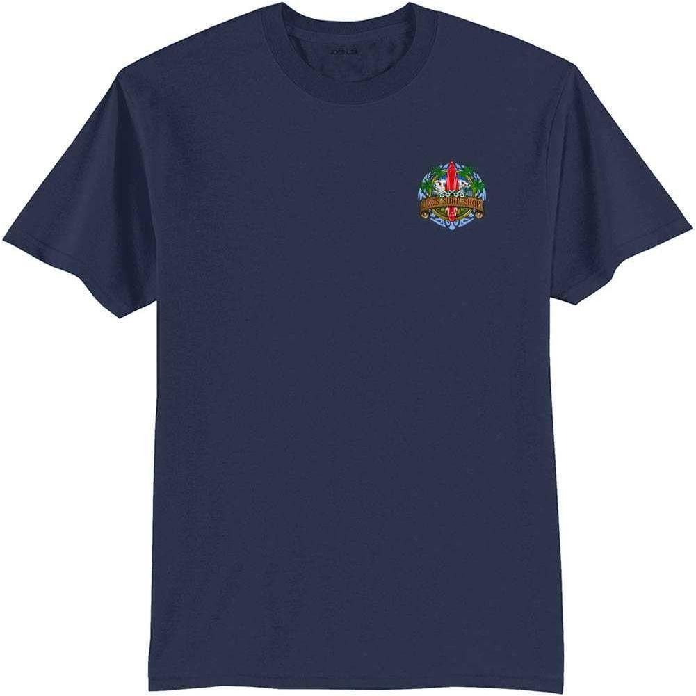 Joe's Surf Shop Longboard Design 50/50 Cotton Poly T-Shirts in Regular, Big and Tall Joe's USA
