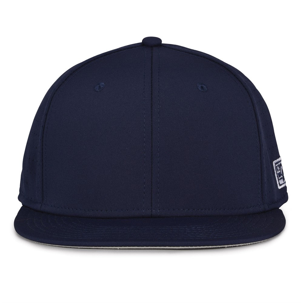The Game GB998 Perforated GameChanger Baseball Hat | Wholesale Pro Shape Flat Bill Caps