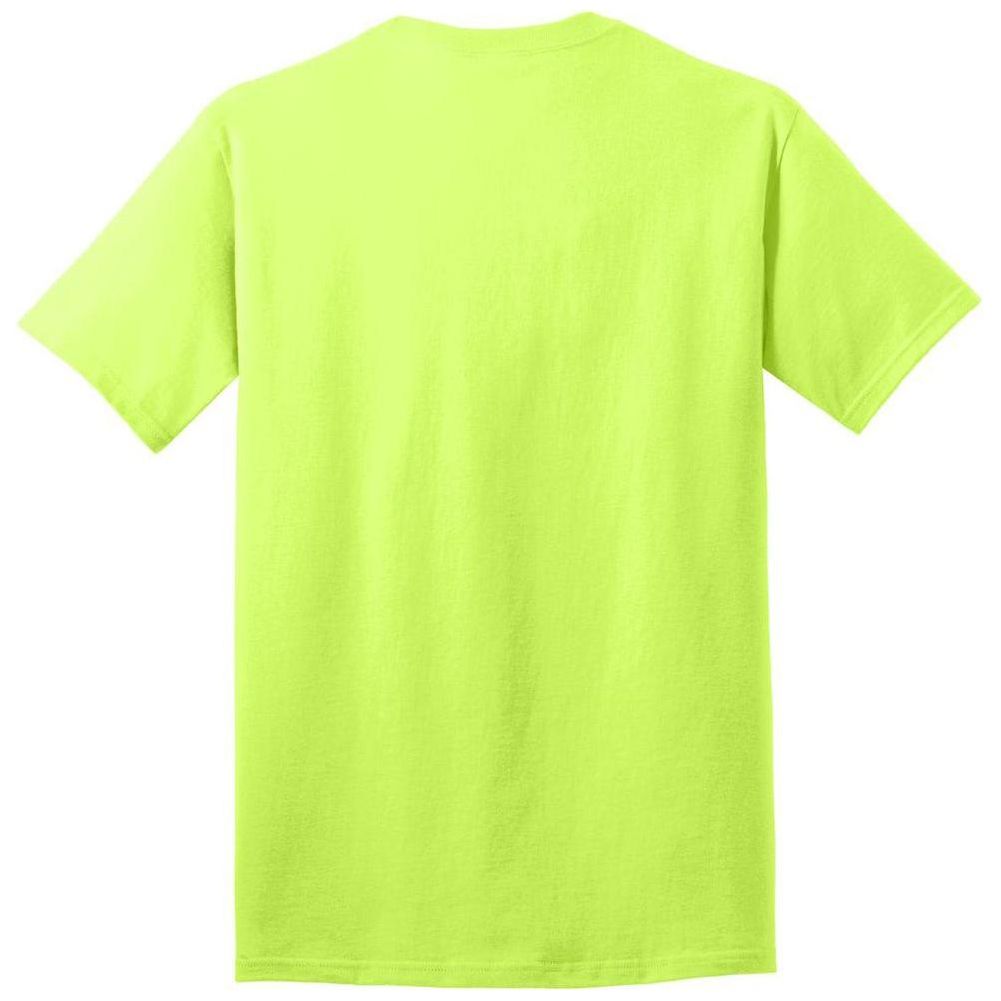 Joe's USA Mens 5.4-oz 100% Cotton T-Shirt - Neon Yellow T-Shirts Joe's USA Neon Yellow Small