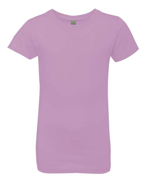 Next Level Girls’ Cotton Princess T-Shirt - Next Level 3710 Lilac XS Short Sleeve T-Shirts