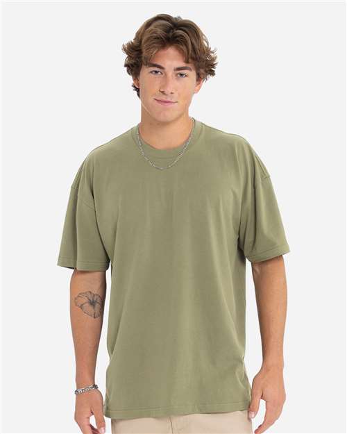 Next Level Heavyweight T-Shirt - Next Level 7200 Light Olive XS Short Sleeve T-Shirts