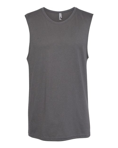Next Level Men's Lightweight Cotton/Poly Muscle Tank - Next Level 6333 Black XS