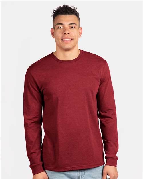 Next Level Unisex CVC Long Sleeve T-Shirt - Next Level 6211 Cardinal XS Long Sleeve T-Shirts
