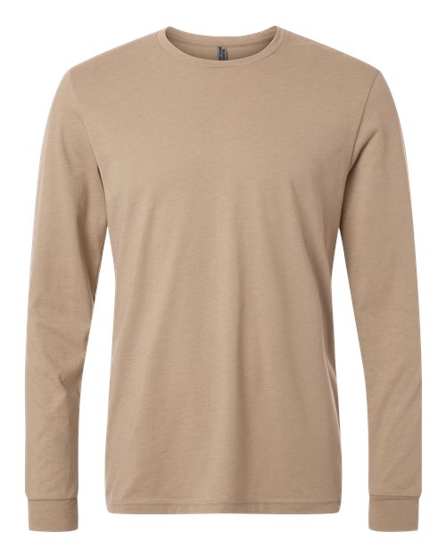 Next Level Unisex CVC Long Sleeve T-Shirt - Next Level 6211 Heather Tan XS Long Sleeve T-Shirts
