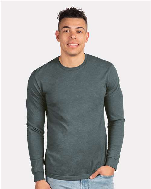 Next Level Unisex CVC Long Sleeve T-Shirt - Next Level 6211 Indigo XS Long Sleeve T-Shirts