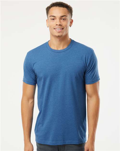 Next Level Unisex CVC T-Shirt - Next Level 6210 Heather Cool Blue XS Short Sleeve T-Shirts