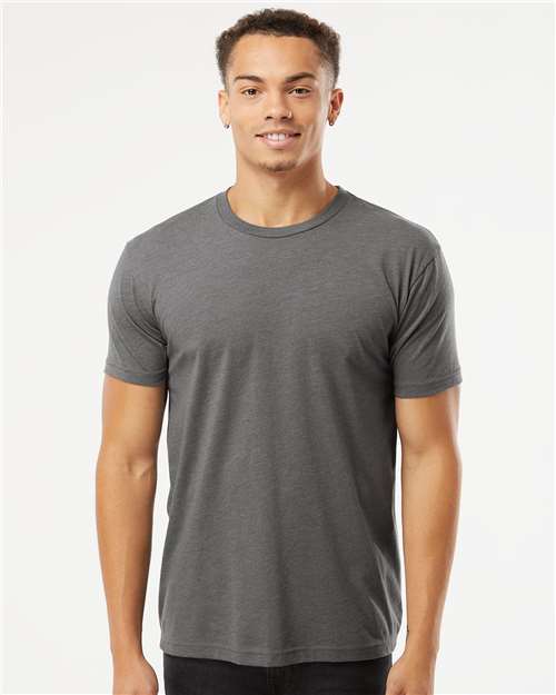 Next Level Unisex CVC T-Shirt - Next Level 6210 Heather Heavy Metal XS Short Sleeve T-Shirts