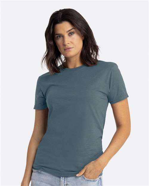 Next Level Unisex CVC T-Shirt - Next Level 6210 Heather Slate Blue XS Short Sleeve T-Shirts