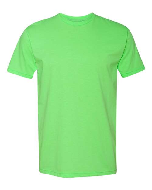 Next Level Unisex CVC T-Shirt - Next Level 6210 Neon Heather Green XS Short Sleeve T-Shirts